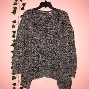 Leopard print cardigan